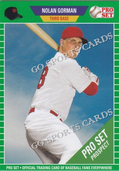 Nolan Gorman Home Field Advantage - FS $15 shipped : r/baseballcards