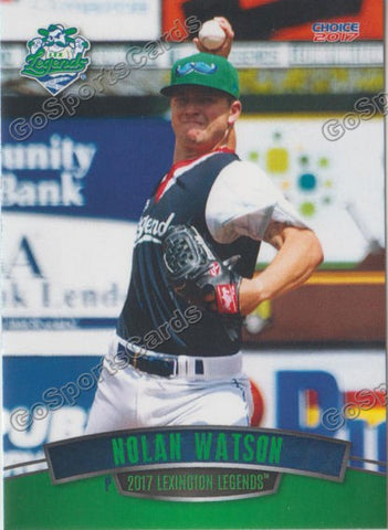 2017 Lexington Legends Nolan Watson