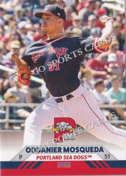 2022 Portland Sea Dogs Oddanier Mosqueda