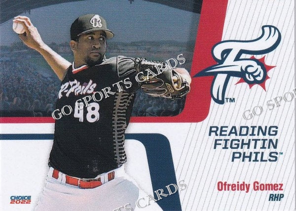 2022 Reading Fightin Phils 1st Ofreidy Gomez