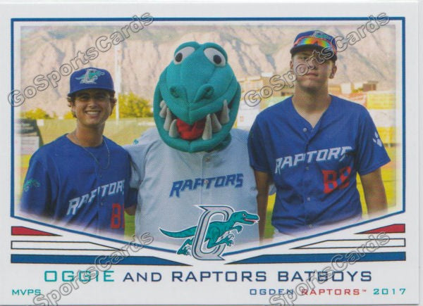 2017 Ogden Raptors Oggie Mascot