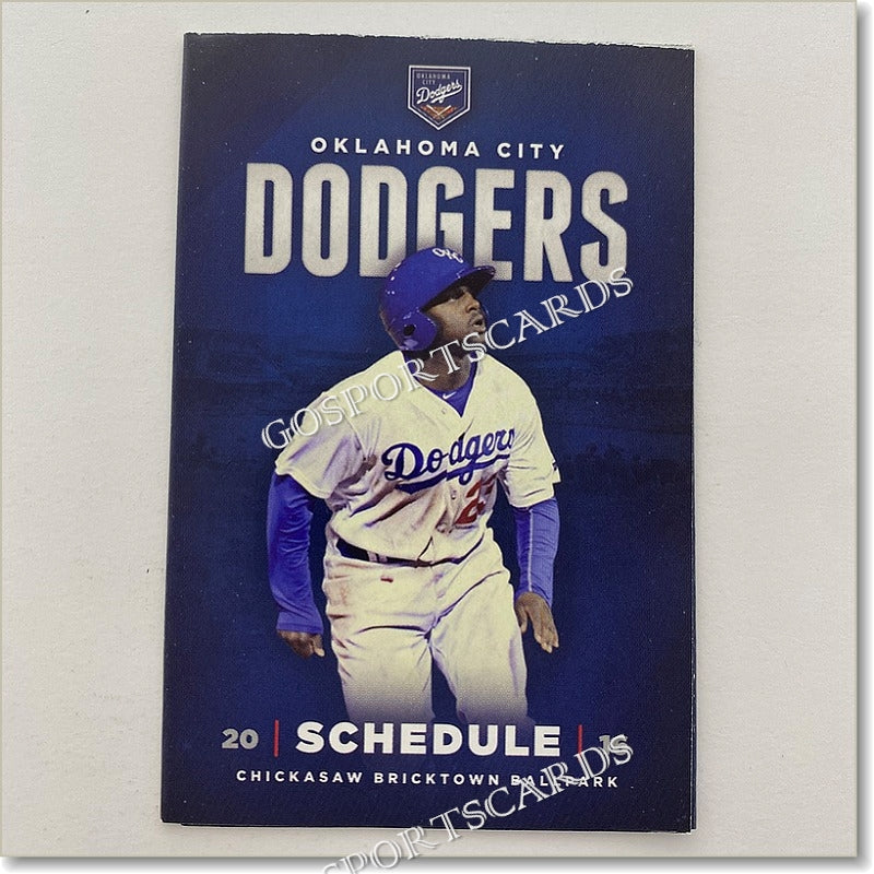 2016 Oklahoma City Dodgers Pocket Schedule – Go Sports Cards
