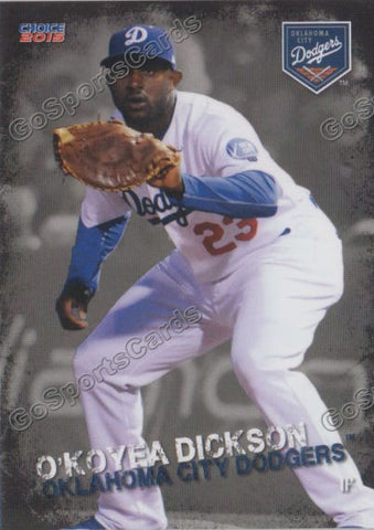 2015 Oklahoma City Dodgers O'Koyea Dickson