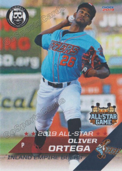 2019 California League All Star SB Oliver Ortega