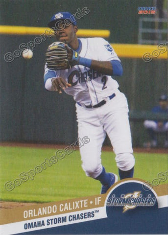 2015 Omaha Storm Chasers Orlando Calixte