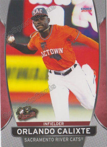 2018 Sacramento River Cats Orlando Calixte