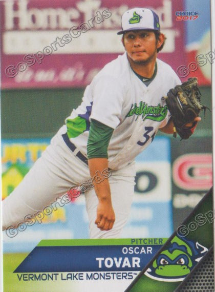 2017 Vermont Lake Monsters Oscar Tovar