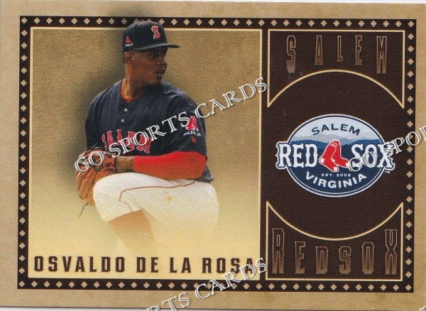 2022 Salem Red Sox Osvaldo De La Rosa