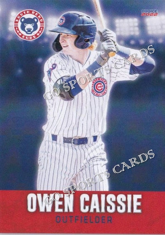 2022 South Bend Cubs Owen Caissie