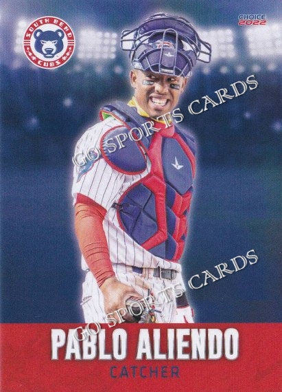 2022 South Bend Cubs Pablo Aliendo