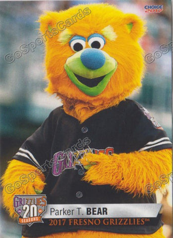 2017 Fresno Grizzlies Parker T Bear Mascot