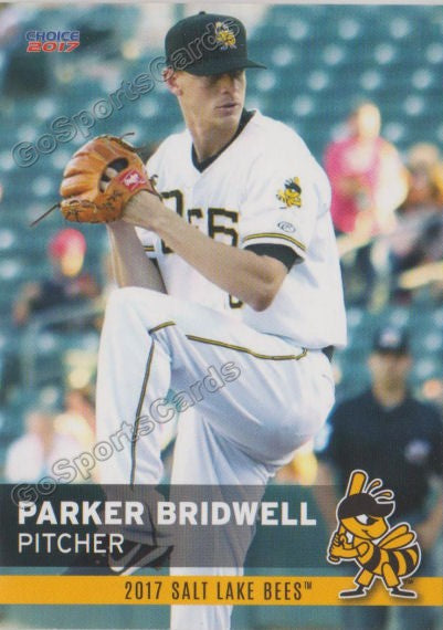 2017 Salt Lake Bees Parker Bridwell