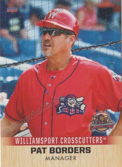 2018 Williamsport Crosscutters Pat Borders – Go Sports Cards