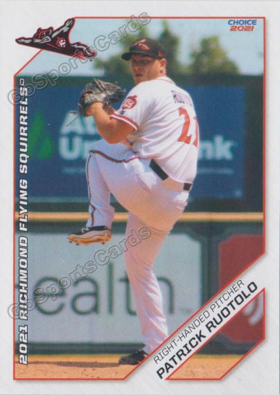 2021 Richmond Flying Squirrels Patrick Ruotolo