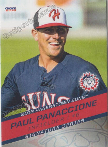 2018 Hagerstown Suns Paul Panaccione