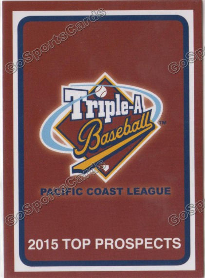 2015 Pacific Coast League Header Checklist Card