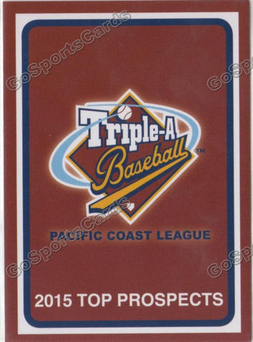 2015 Pacific Coast League Header Checklist Card