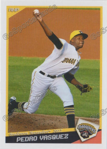 2017 Bradenton Marauders Pedro Vasquez