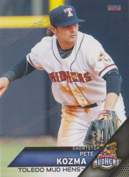 2018 Toledo Mud Hens Pete Kozma