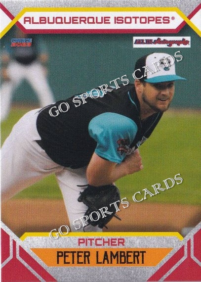 2023 Albuquerque Isotopes Peter Lambert