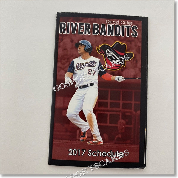 2017 Quad Cities River Bandits Pocket Schedule