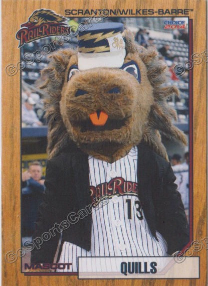 Scranton Wilkes Barre RailRiders CHAMP Mascot #13 plush toy NY