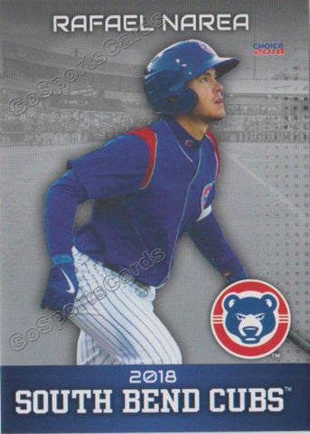 2018 South Bend Cubs Rafael Narea