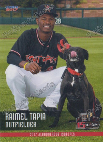 2017 Albuquerque Isotopes Raimel Tapia