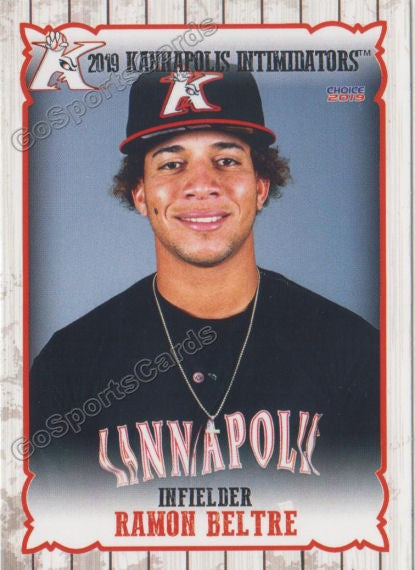 2019 Kannapolis Intimidators Ramon Beltre