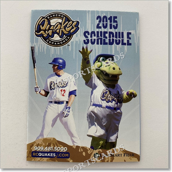 2015 Rancho Cucumonga Quakes Pocket Schedule