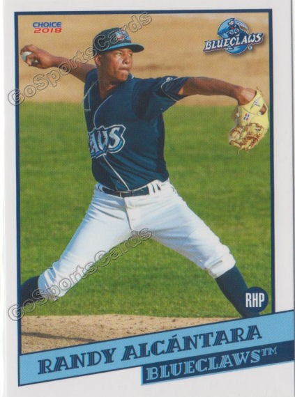 2018 Lakewood BlueClaws Randy Alcantara