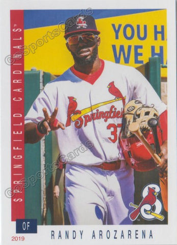 2019 Springfield Cardinals Randy Arozarena