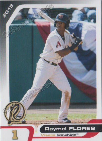 2018 Visalia Rawhide Raymel Flores