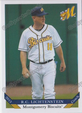 2015 Montgomery Biscuits RC Lichtenstein