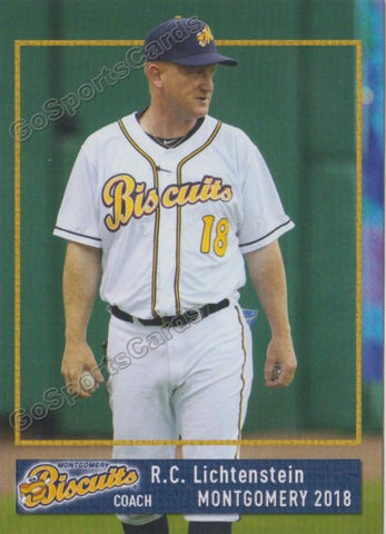 2018 Montgomery Biscuits RC Lichtenstein