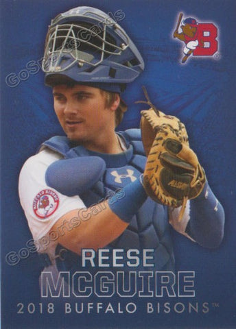 2018 Buffalo Bisons Reese McGuire