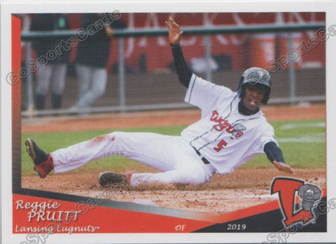 2019 Lansing Lugnuts Reggie Pruitt