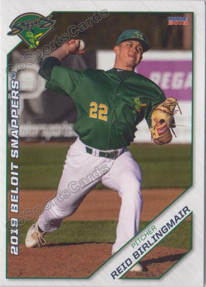 2019 Beloit Snappers Reid Birlingmair