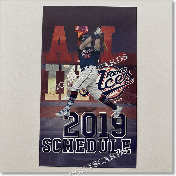 2019 Reno Aces Pocket Schedule