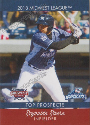 2018 Midwest League Top Prospects MWL Reynaldo Rivera