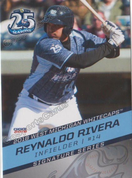 2018 West Michigan Whitecaps Reynaldo Rivera