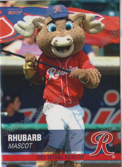 2017 Tacoma Rainiers Rhubarb The Reindeeer Mascot