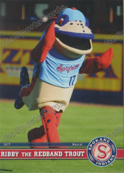 2017 Spokane Indians Ribby Mascot