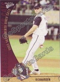 2003 Sacramento River Cats Multi-Ad Rich Harden