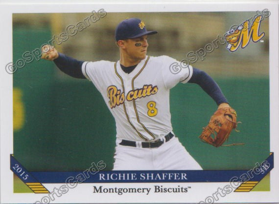 2015 Montgomery Biscuits Richie Shaffer