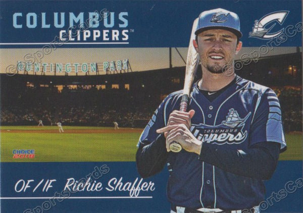 2018 Columbus Clippers Richie Shaffer