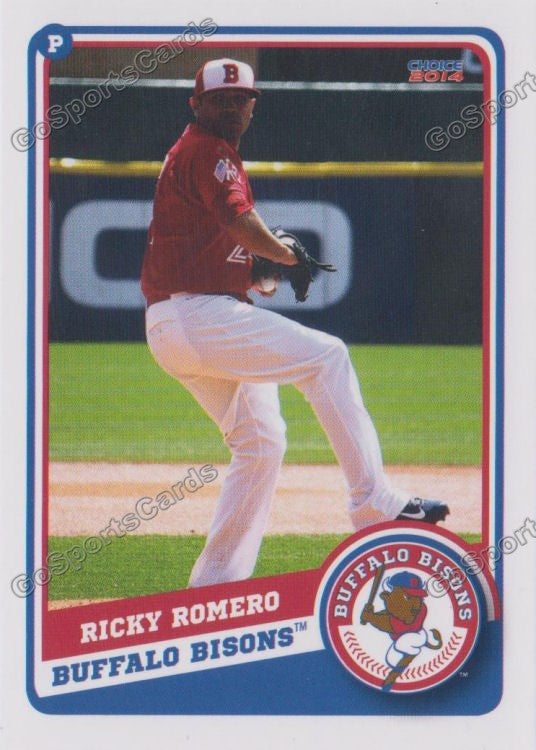2014 Buffalo Bisons Ricky Romero – Go Sports Cards