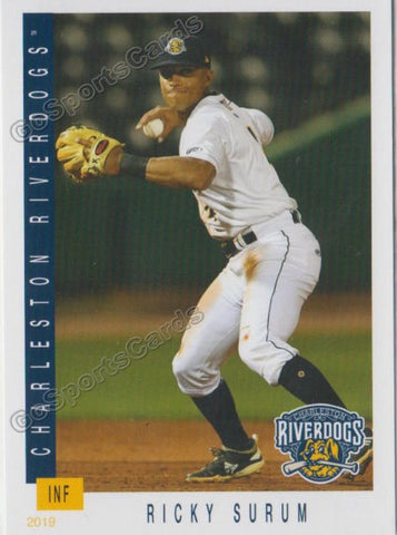 2019 Charleston RiverDogs Ricky Surum