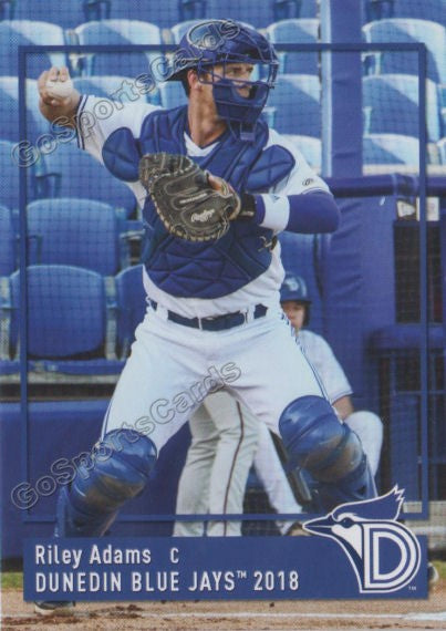 2018 Dunedin Blue Jays Riley Adams