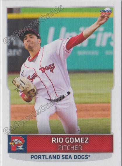 2021 Portland Sea Dogs Rio Gomez